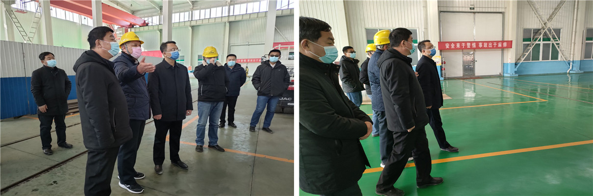 区领导到天盟公司视察车间安全设施